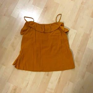 Old Navy Mustard Spaghetti strap top